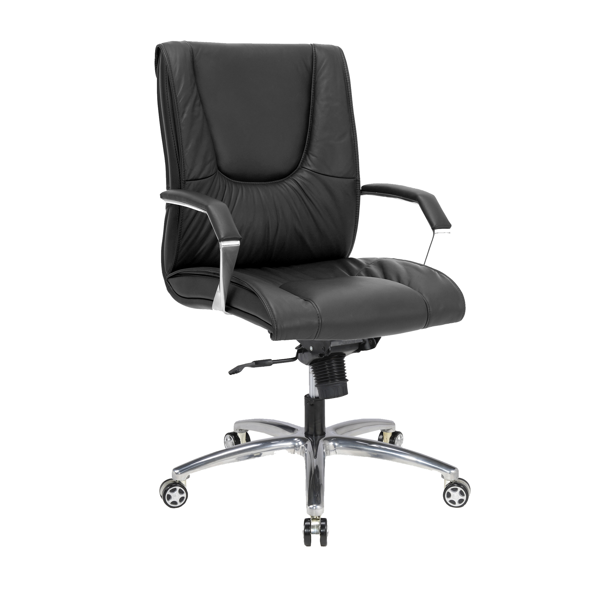 Ergotec GA 21 PRX - Kursi Kantor Direktur - Hitam - Khusus Pengiriman Jakarta, Tangerang, & Bekasi