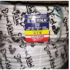 Eterna Nym 3 x 2.5mm kabel kawat isi 3 warna putih