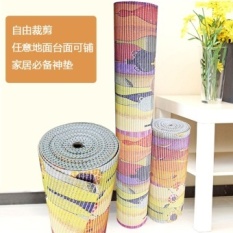 Bergaya Eropa Non-slip Mat Tikar Busa Lantai Mat Ruang Tamu Meja Kopi Karpet Kamar Tidur Plastik Doormat Jahitan Mat Tikar-Intl