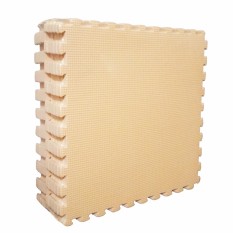 Evamat - Polos / Alas Lantai Modern / Mats Aman Untuk Anak Bermain - Cream