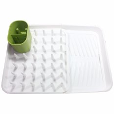 Expandable Dish Rack - Rak Dan Pengering Piring Dan Gelas