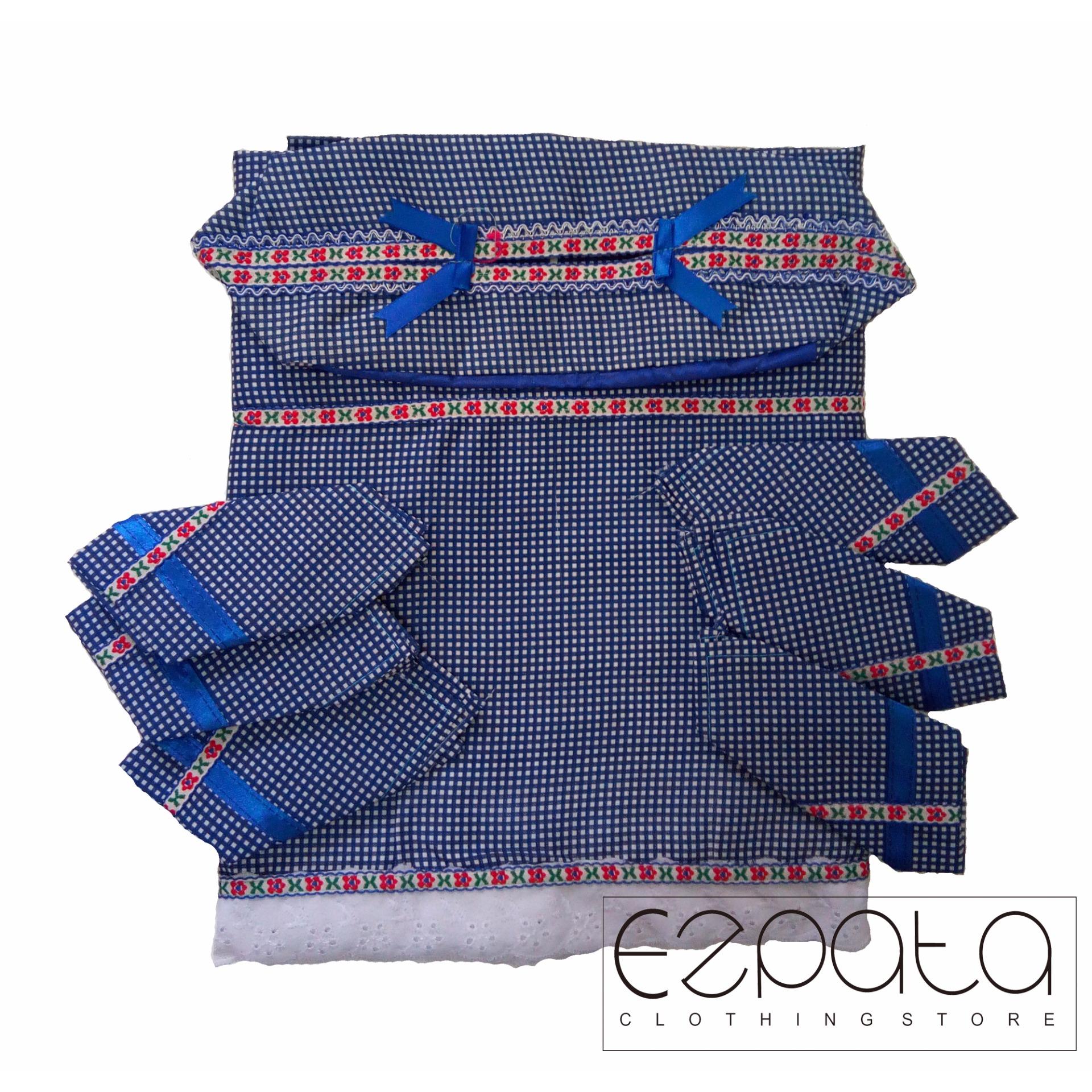 Ezpata Jual Taplak Meja Makan Set Agung Ukuran 200x140Cm Motif Kotak-Kotak - Biru Ezpata Jual Taplak Meja Makan Set Agung Ukuran 200x140Cm Motif Kotak-Kotak - Biru