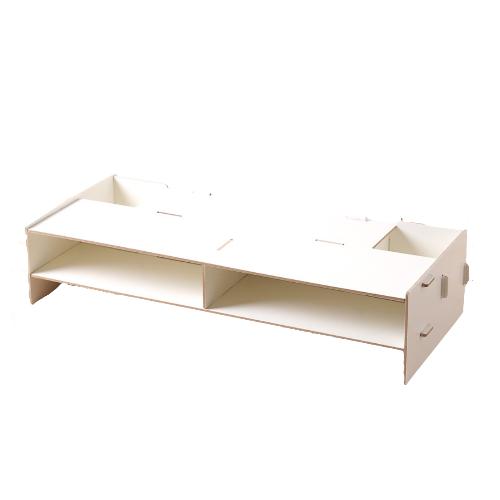 EZY DIY Wooden Keyboard Organizer (White) EZY DIY Wooden Keyboard Organizer (White)