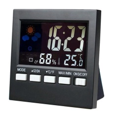Fashion Baru Multifungsi Termometer Elektronik dan Hygrometer dengan Alarm Clock Weather Station