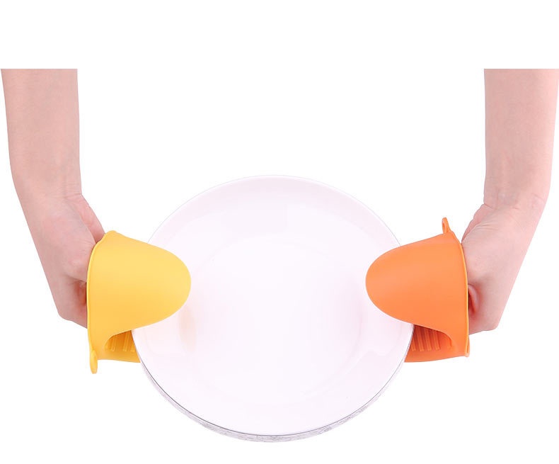 Silikon Microwave Sarung Tangan Anti Panas Kotak Oven Sarung Tangan Menangani Penebalan Non-slip Tahan Tinggi Suhu Silikon Sarung Tangan 1 Pair-Intl
