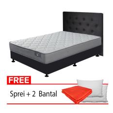 FCENTER Comforta Spring Bed FULL SET Super Star Uk.120X200 + Sandaran Pavia ( PULAU JAWA )