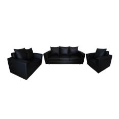 FCENTER Sofa Minimalis 321 Hitam - PULAU JAWA*)