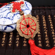 Feng Shui Mystic Simpul 10 Cina Koin Keberuntungan Obat Rumah Karir Health Wealth-Intl