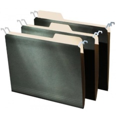Temukan Ini Tampilan Tab Gantung Folder Berkas Huruf Ukuran 9 Folder Per Pack-Hijau (FT07032)-Intl