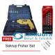 FISCH Bor Listrik Tembok Koper & Mata Bor Beton Set PIONEER & Sekrup