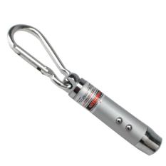 Flashlight Keychain Silver