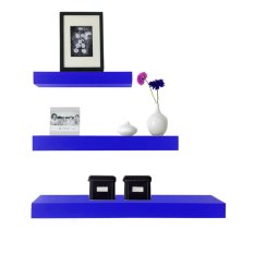 Floating Shelves Ambalan Dekorasi - Rak Dinding / Rak Buku Minimalis Set 3 Pcs / 40cm-30cm-20cm
