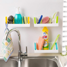 Freebang Piala Suction Kuat Sikat Spons Dapur Wastafel Cuci Rak Pengeringan Handuk Pemegang-Intl