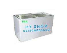 FREEZER RSA XS-320 SLIDING FLAT GLASS PINTU KACA GESER CFC FREE
