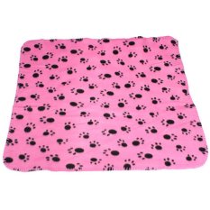 FSH Hewan Peliharaan Bekas Cakar Lembut Tikar Bulu For Anjing Kucing Ikan (Pink)