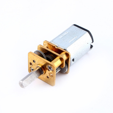 GA12-N20 DC 12 V gigi reduksi Motor DC dengan roda logam (2000 rpm)