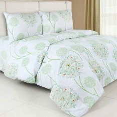 Galeri Sprei Motif Remaja 160 x 200 - Hijau Putih