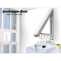Gantungan Baju Indoor bisa dilipat waktu tidak dipakai