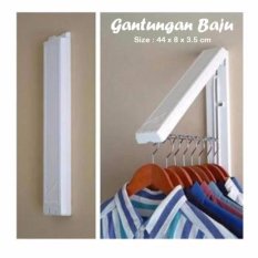 Gantungan Baju Indoor bisa dilipat wkt tidak dipakai dinding door