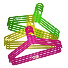 Mercury Gantungan baju anak pelangi / hanger baju anak / hanger pakaian dalam - isi 12 pcs