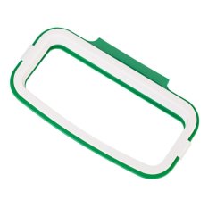 Pemegang Tas Sampah Hanging Dapur Lemari Lemari Tailgate Stander Penyimpanan-Intl (Hitam)