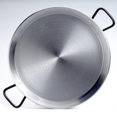 Garcima 22-inch Pata Negra Restaurant Grade Paella Pan, 55 Cm-Intl