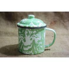 Gelas Mug Cangkir Enamel Seng Kaleng Blirik Blurik Jadul Vintage / Cangkir Enamel Antik Kuno Tempo Doeloe - 1 pcs