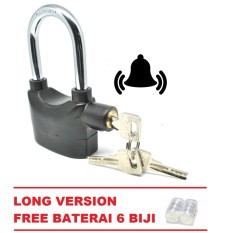 Gembok Alarm Suara Anti Maling Long - Ring Panjang