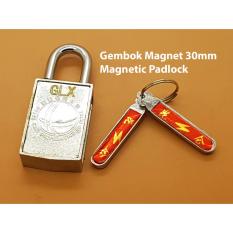 Gembok Kunci Magnet 30mm Magnetic padlock Gerendel Koper Tas Rumah Pagar Pintu