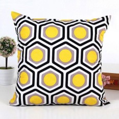 Geometric Bentuk Sofa Tempat Tidur Rumah Dekor Bantal Bantal Bantalan Sarung Ye-Internasional