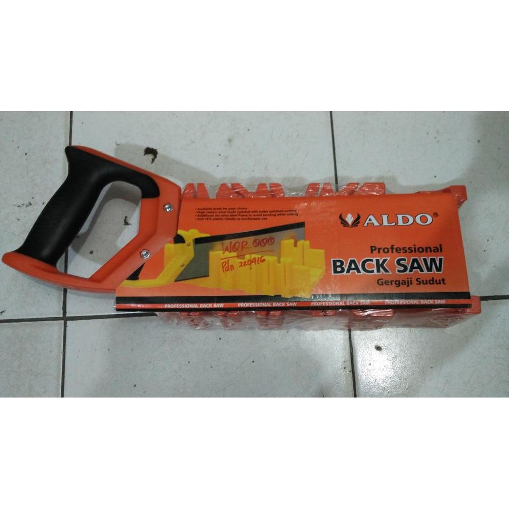 Shock Price Gergaji Kayu Sudut Pigura / Back Saw Aldo New best price - Hanya Rp188.152