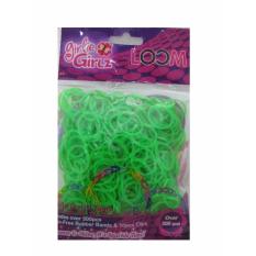 Girlie Girlz TM 3223 Metallic Rubber Loom Band & Clip Refill Pack (small)