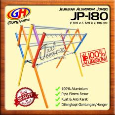 Glory Home Jemuran Baju Jumbo Aluminium 180 cm Hanger (9 Palang)