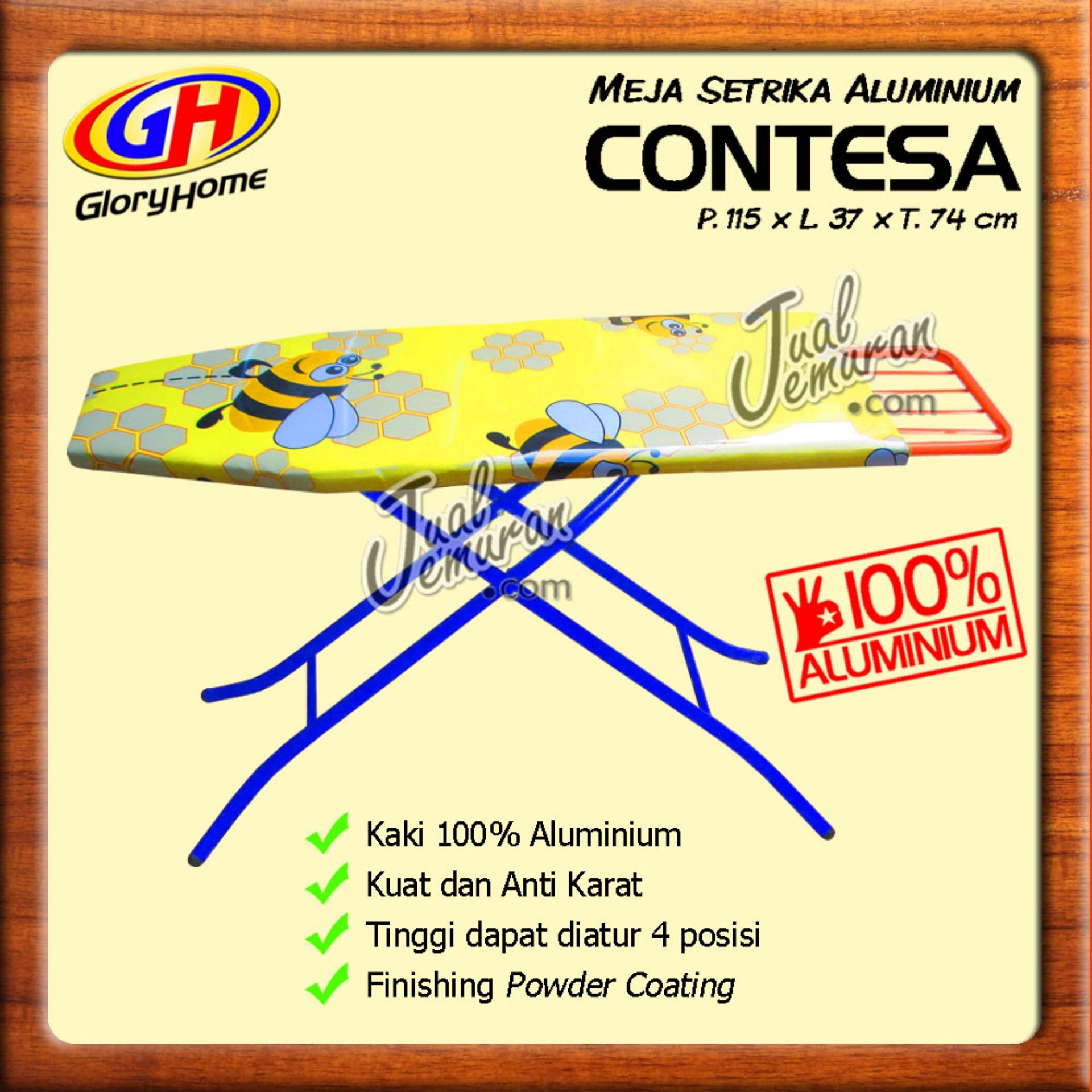 Glory Home Meja Setrika Aluminium Fleksibel Murah - Kuning