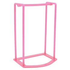 Gracefulvara Smart Baju Desain Gantungan Stacker Pemegang Penyimpanan Organizer Rack (pink)