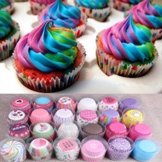 Besar 100 Pcs/lot Alat Memasak Manila Kertas Cangkir Kue Liners Panggang Muffin Dapur Cupcake Kasus Kue Mould -Internasional