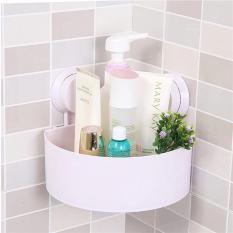 Grosir Station - Rak Sudut / Pojok Kamar Mandi / Triangle Shelves - Putih