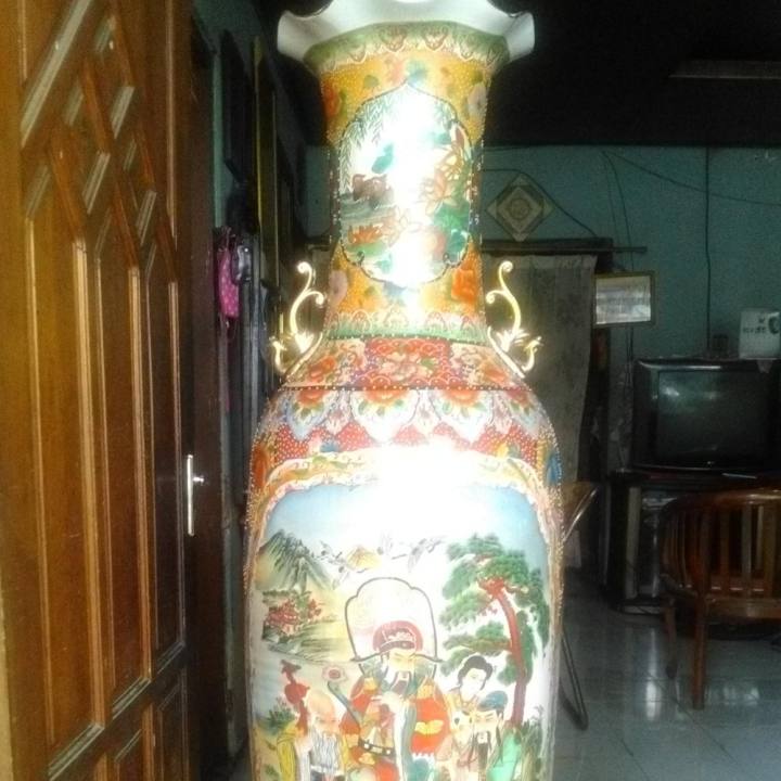 Guci Keramik Antik Dari Cina Tinggi 1 5 M Lazada Indonesia