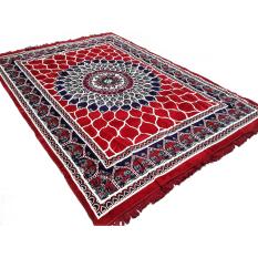 Gokusagi - Hambal Turki / Karpet Lantai / Permadani 200 cm x 300 cm - Bunga Bulat Merah