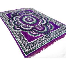Gokusagi - Karpet Permadani / Alas Lantai / Hambal Turki Bulu / Beludru 200 cm x 300 cm - Motif Bunga Bulat