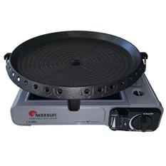 Hanaroo Marble Platinum Circle Multi Grill Alat Pemanggang Multifungsi - Hitam