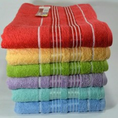 HANDUK MERAH PUTIH BESAR 60X120CM