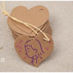 hang tag love hati tag baju line ready stock karton design baju kado