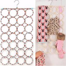 Hanger Baju Bulat Ring Hijab Jilbab Kerudung 28 Lubang Serbaguna