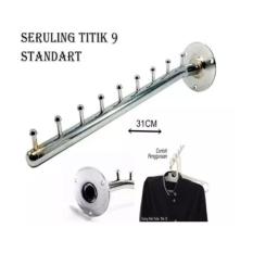 Hanger Baju Hanger Seruling Tempel 9 Titik hanger baju hanger kaos