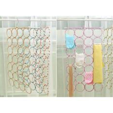 Hanger Bulat Untuk Hijab Jilbab Syal Belt 28 Ring Gantungan