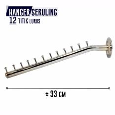 Hanger Gantungan Baju Model Seruling Tembok 12 Titik - Import