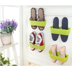 Hiasan Gantung Dinding Rak Sepatu Pintu Dinding Vertikal DIY Rak Sepatu Sepatu Kamar Mandi Rak-Internasional