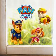 Hanyu ZY1486 New 3D Anime Doggy Cartoon Patrol Dog wall Stickers For Kids room Decor Animal pawed Figure Mural Art Cartoon Puppy Dog Toy-Picture color - intl