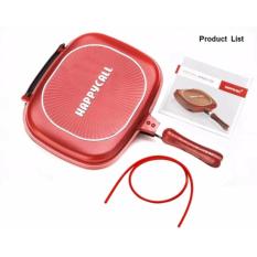HAPPY CALL 32cm Double pan Grill Panci Anti lengket